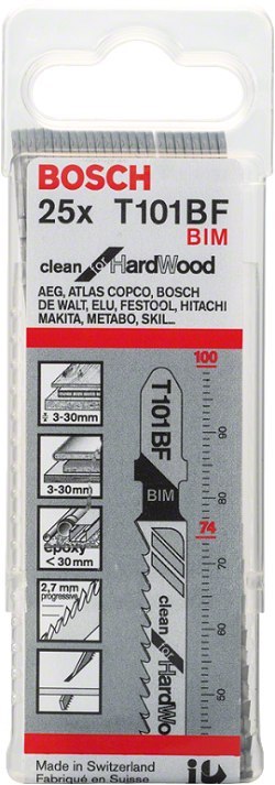 BRZESZCZOT DO WYRZYNARKI T101BF 25SZT. BOSCH BRZESZCZOT DO WYRZYNARKI T101BF 25SZT. BOSCH