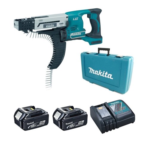 WKRĘTARKA AKUMULATOROWA Z MAGAZYNKIEM 18V LI-ION 2*3.0AH MAKITA WKRĘTARKA AKUMULATOROWA Z MAGAZYNKIEM 18V LI-ION 2*3.0AH MAKITA
