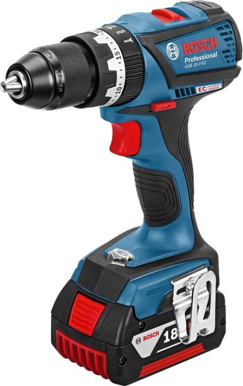 WIERTARKO-WKRĘTARKA AKU. UDAROWA GSB 18V-EC 2*5.0AH L-CASE BOSCH WIERTARKO-WKRĘTARKA AKU. UDAROWA GSB 18V-EC 2*5.0AH L-CASE BOSCH