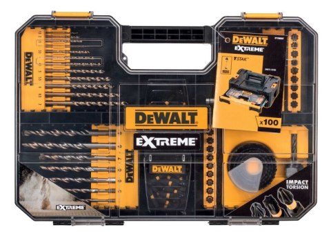 ZESTAW BITÓW 100 EL. IMPACT TORSION DEWALT ZESTAW BITÓW 100 EL. IMPACT TORSION DEWALT