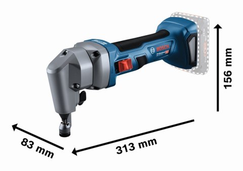 NOŻYCE AKUMULATOROWE DO BLACHY GNA 18V-16 E 0*AH BOSCH NOŻYCE AKUMULATOROWE DO BLACHY GNA 18V-16 E 0*AH BOSCH