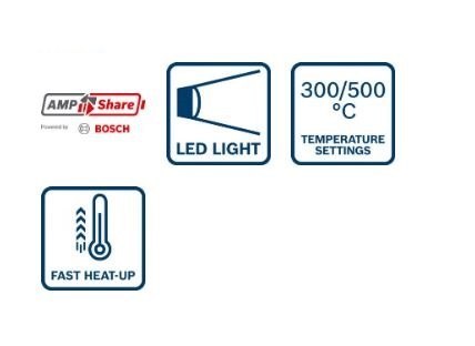 AKUMULATOROWA OPALARKA GHG 18V-50 0*AH BOSCH AKUMULATOROWA OPALARKA GHG 18V-50 0*AH BOSCH