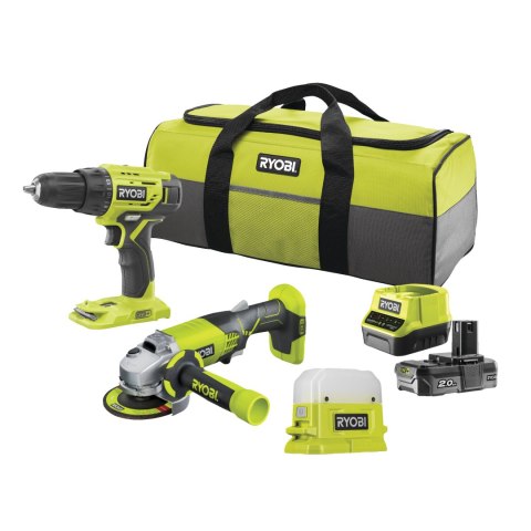 ZESTAW NARZĘDZI AKU. RCK183F-120S 1*2.0AH ONE+ RYOBI ZESTAW NARZĘDZI AKU. RCK183F-120S 1*2.0AH ONE+ RYOBI
