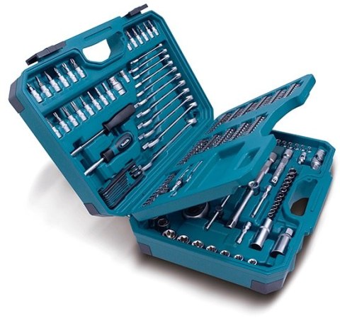 ZESTAW KLUCZY, BITÓW I NASADEK 1/2'' 221 SZT. MAKITA ZESTAW KLUCZY, BITÓW I NASADEK 1/2'' 221 SZT. MAKITA